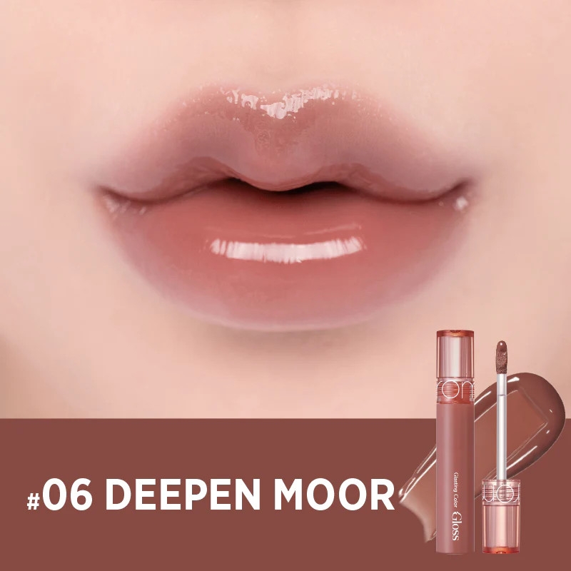 (New) Son Bóng Siêu Căng Mọng Đôi Môi Romand Glasting Color Gloss 4g