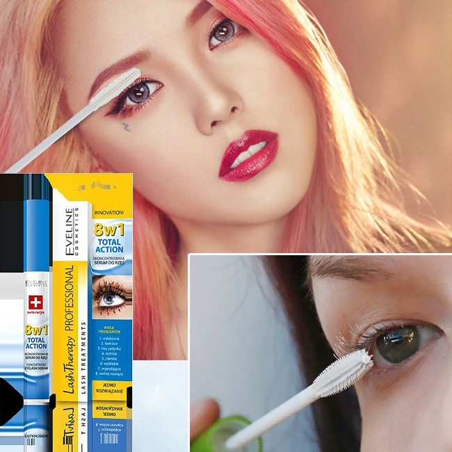 Huyết Thanh Dưỡng Dài Mi Eveline 8 In 1 Total Action Concentrated Eyelash Serum 10ml