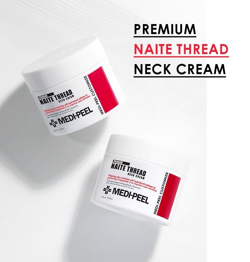 Kem Dưỡng Chống Lão Hóa Chuyên Sâu Cho Vùng Da Cổ Medi-Peel Naite Thread Neck Cream 100ml