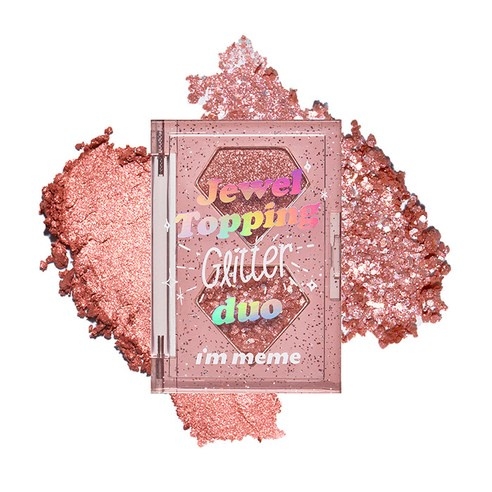 Phấn Mắt 2 Màu I'm Meme Jewel Topping Glitter Duo Eye Shadow 3g