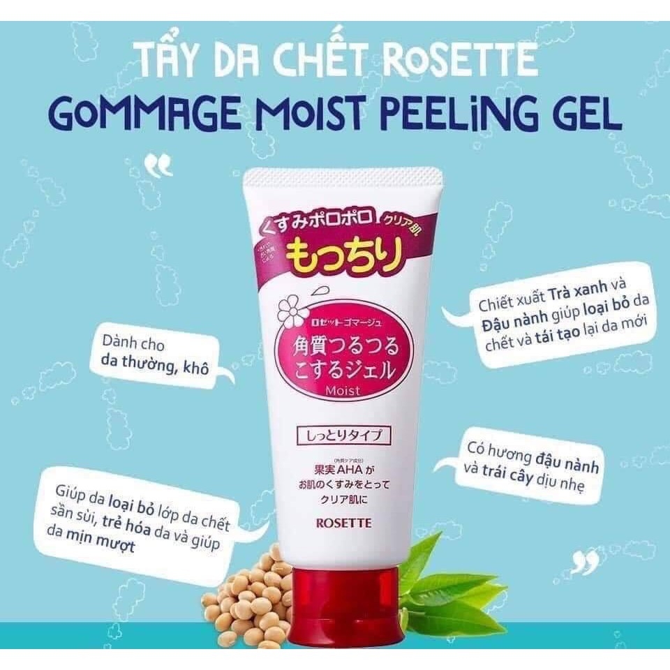 Tẩy Tế Bào Chết Chiết Xuất Từ Thiên Nhiên Nhật Bản Rosette Gommage 120g