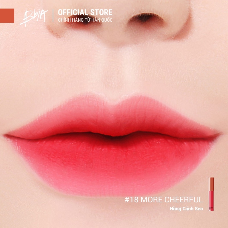 Son Kem Lì, lên Màu Siêu Chuẩn Bbia Last Velvet Lip Tint 5g