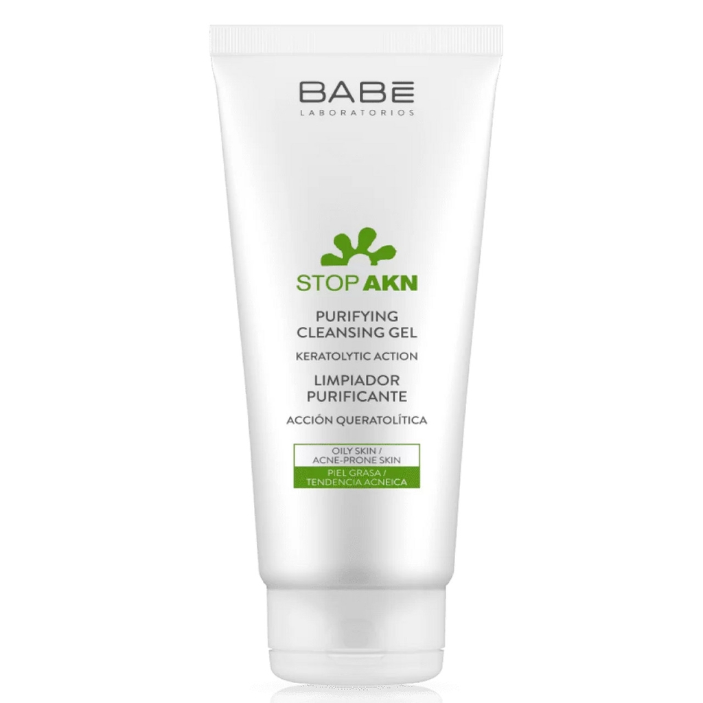 Sữa Rửa Mặt Ngăn Ngừa Mụn Babe Stop AKN Purifying Cleansing Gel 200ml