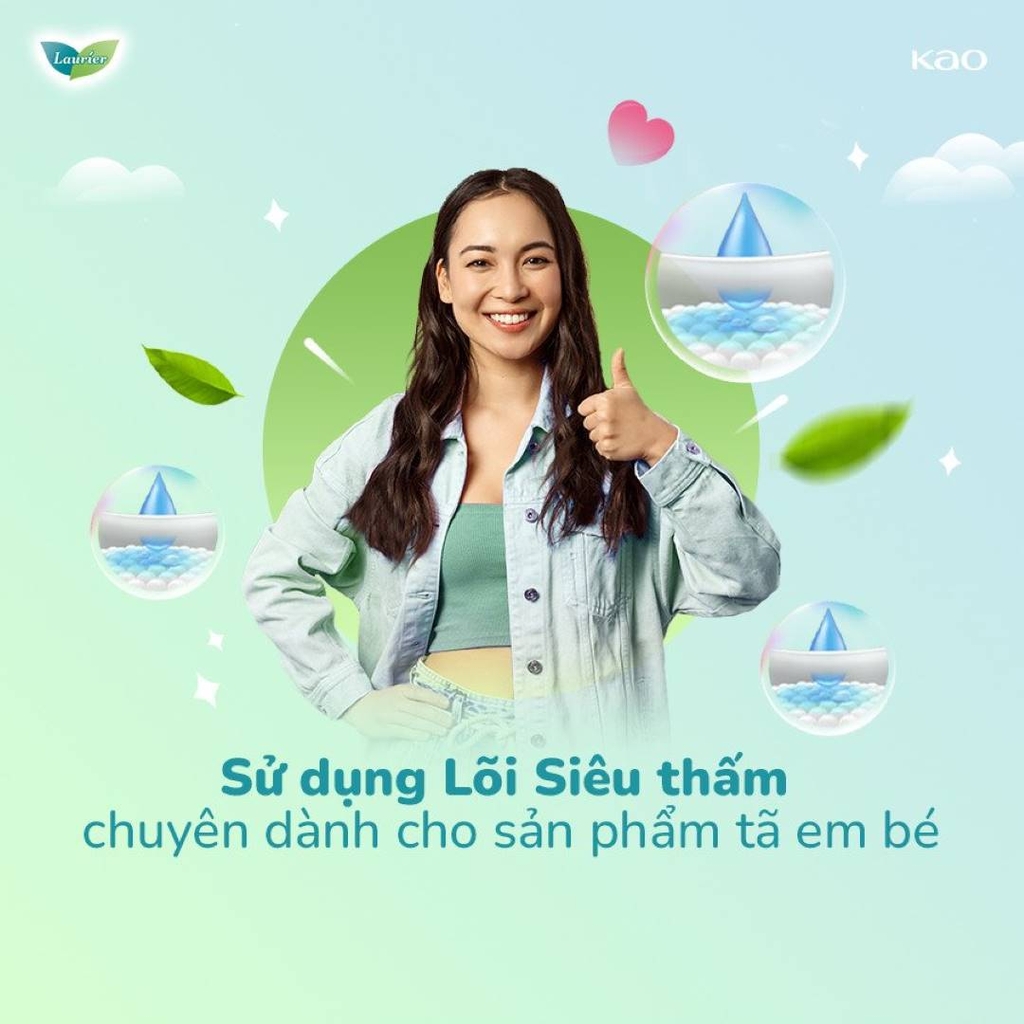 Băng Vệ Sinh Siêu Mỏng  Laurier Kháng Khuẩn Siêu Mỏng Cánh 25cm (7 Miếng)