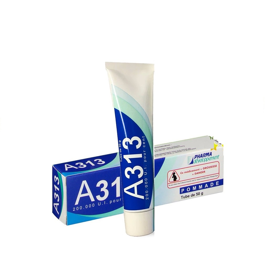 Kem Ngừa Mụn, Chống Lão Hóa, Giảm Nếp Nhăn A313 Pommade Retinol Cream 50g