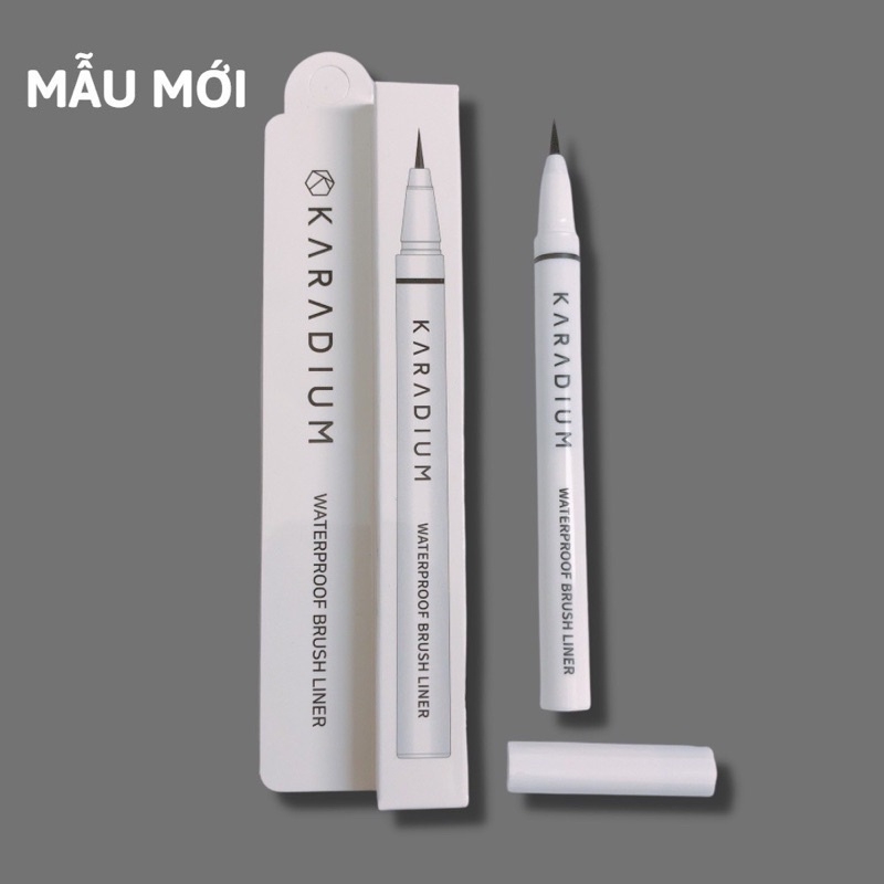 Bút Dạ Kẻ Mắt Karadium Waterproof Brush Liner Black 0.55g