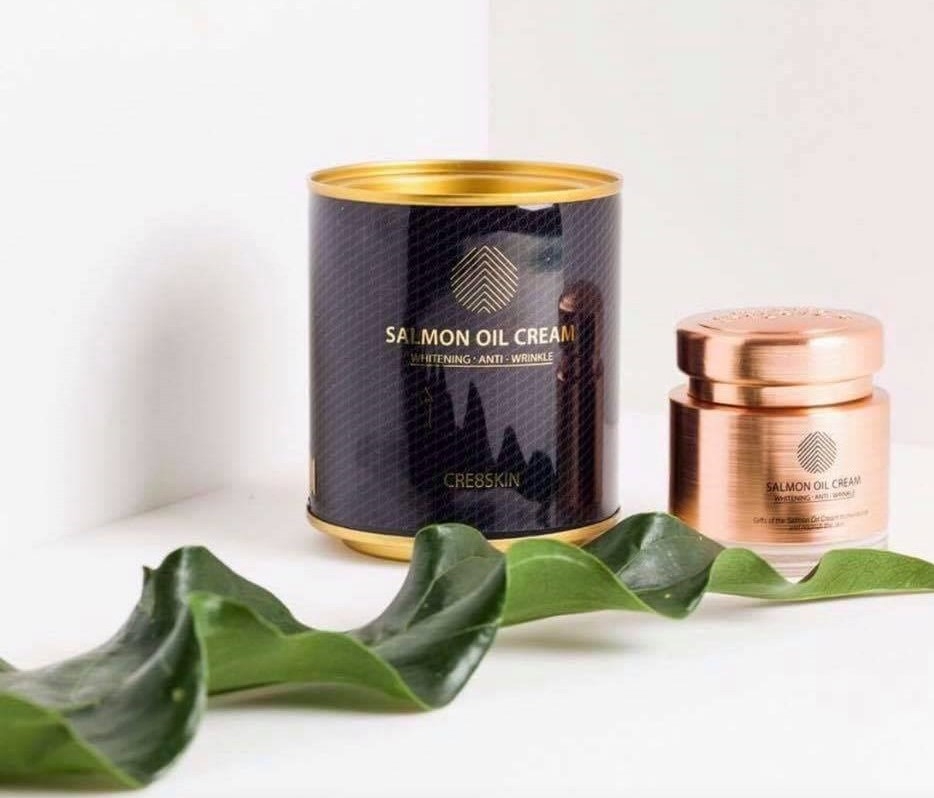 Kem Dưỡng Trắng Da, Chống Lão Hóa Chiết Xuất Dầu Cá Hồi Cre8skin Salmon Oil Cream 80g