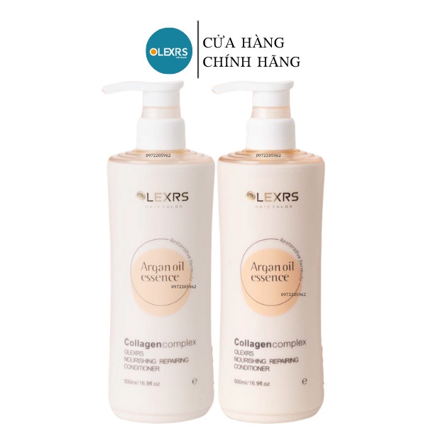 Phiên Bản 2024 Cặp Dầu Gội Xả Olexrs Hair Salon 500ml
