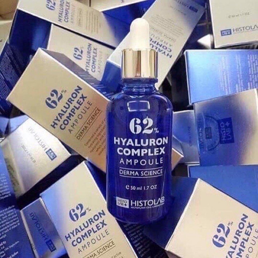 Tinh chất cấp ẩm, phục hồi da Histolab 62% Hyaluron Complex Ampoule Derma Science 50ml