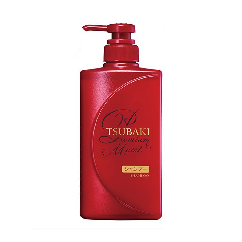 Bộ Gội Xả Bóng Mượt, Giảm Khô Xơ Rối Tsubaki Premium Moist 490ml