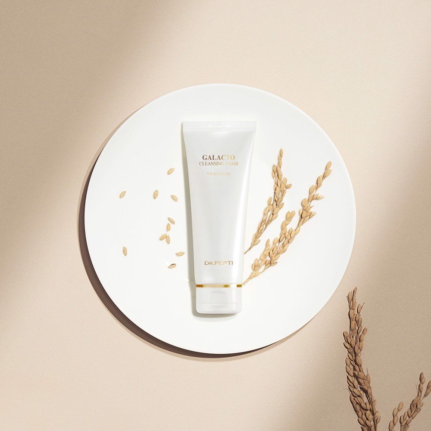 Sữa Rửa Mặt Tạo Bọt Dưỡng Trắng Da Dr.Pepti+ Galacto Cleansing Foam 110ml