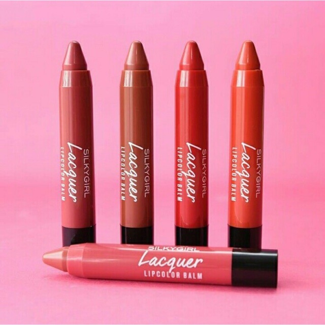 Son dưỡng có màu SilkyGirl Lacquer Lip Color Balm 3.2g