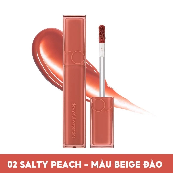 Son Tint Bóng, Siêu Lì Cho Đôi Môi Căng Mọng Romand Dewyful Water Tint 5g
