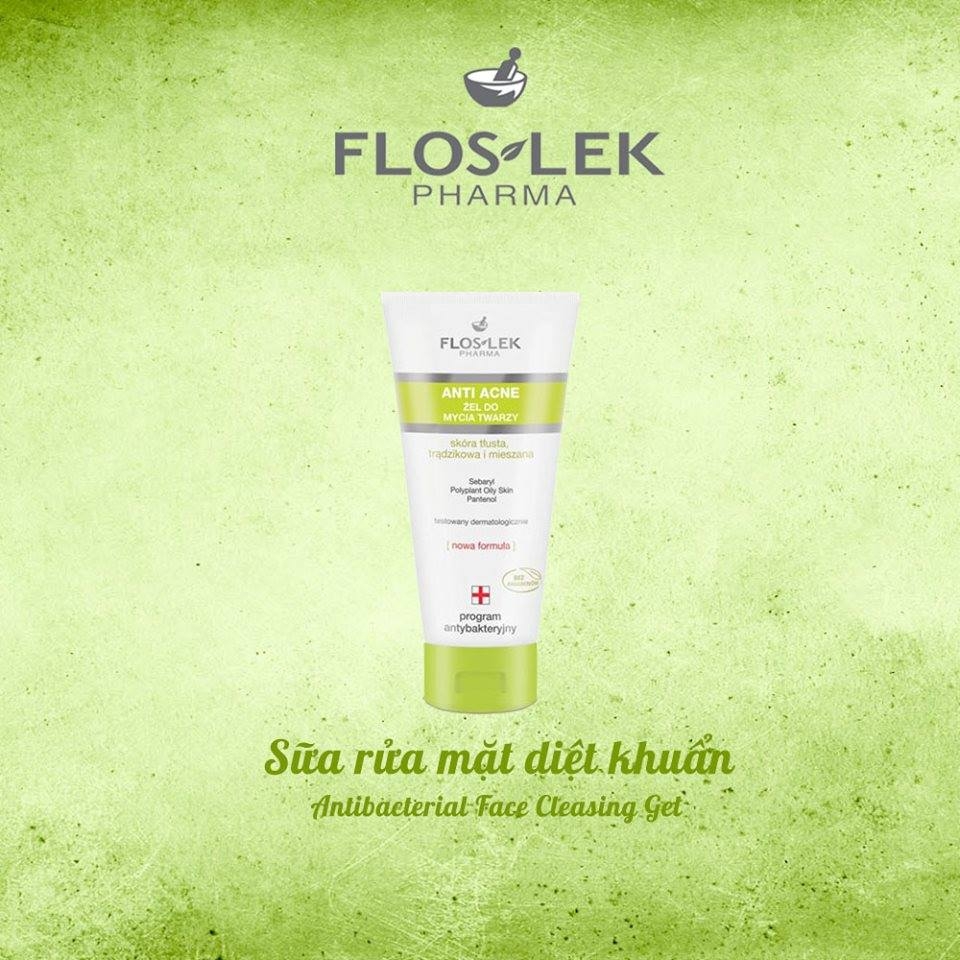 Sữa rữa mặt Anti Acne Floslek 200ml