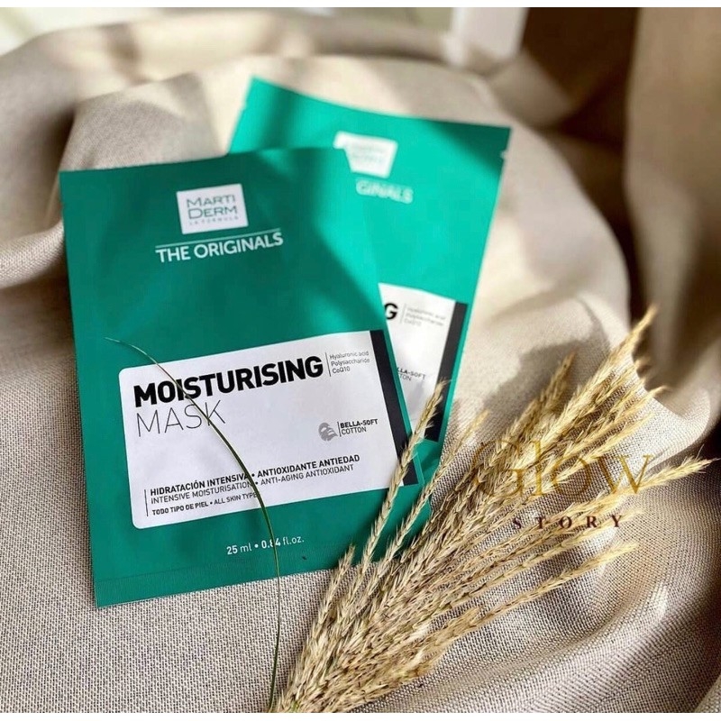 Mặt nạ dưỡng ẩm da chuyên sâu MartiDerm The Originals Moisturising Mask 25ml x 10 Miếng