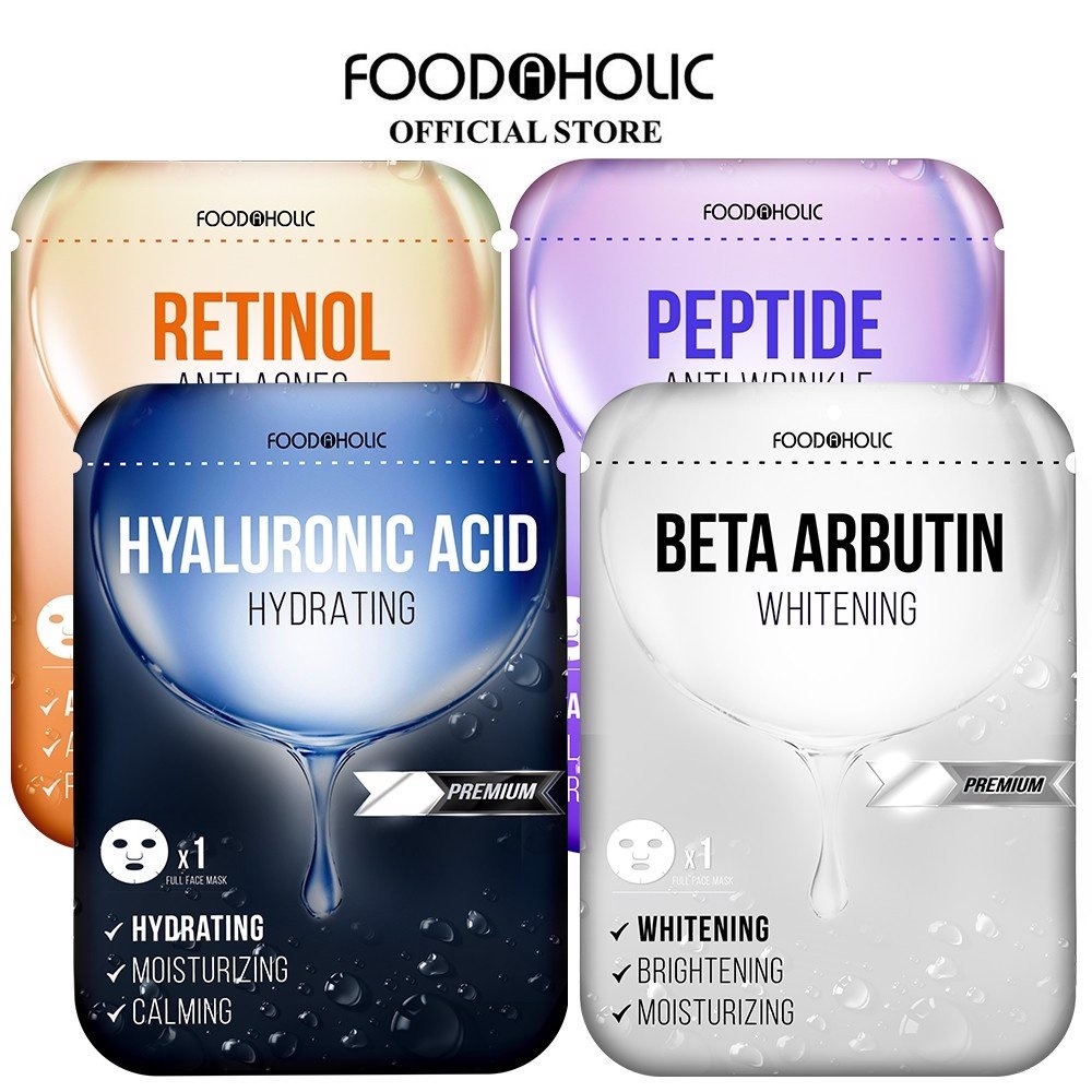 Mặt Nạ Dưỡng Trắng, Dưỡng Ẩm, Chống Lão Hóa Foodaholic Mask 23ml