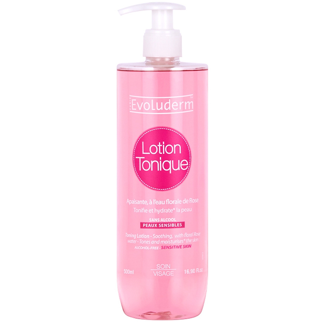 Nước Hoa Hồng Evoluderm Dành Cho Da Khô Và Nhạy Cảm Toning Lotion for Sensitive Skin 500ml