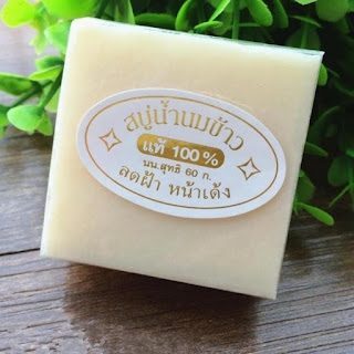 Xà Phòng Thiên Nhiên Cám Gạo Jam Rice Milk Soap Thái Lan