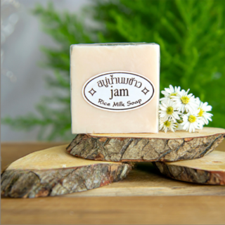 Xà Phòng Thiên Nhiên Cám Gạo Jam Rice Milk Soap Thái Lan