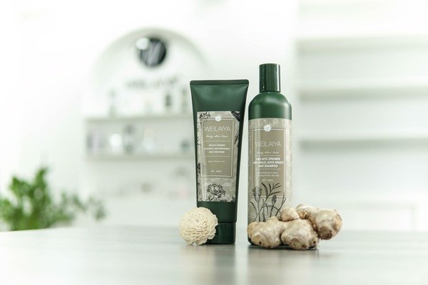 Bộ Dầu Gội Và Xã Gừng Weilaiya Hair Strength Shampoo & Conditioner 250ml & 400ml