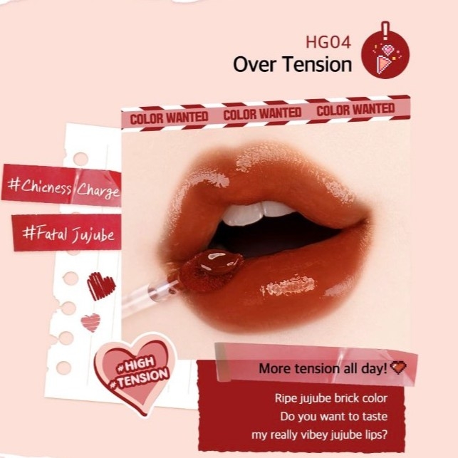 Son Tint Bóng Siêu Lì Có Màu Son Black Rouge Half N Half Water Glow 3.5g