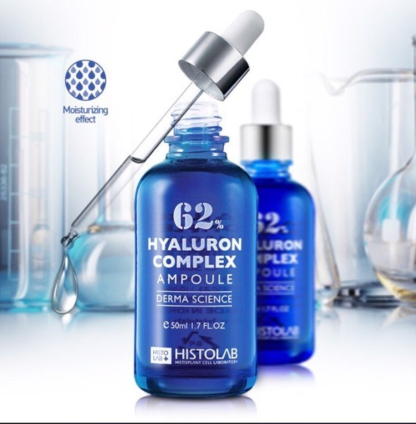 Tinh chất cấp ẩm, phục hồi da Histolab 62% Hyaluron Complex Ampoule Derma Science 50ml