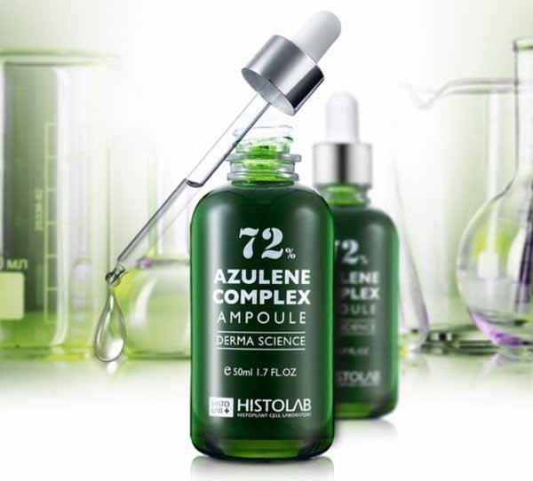 Tinh chất giảm mụn, điều tiết bã nhờn Histolab 72% Azulene Complex Ampoule Derma Science 50ml