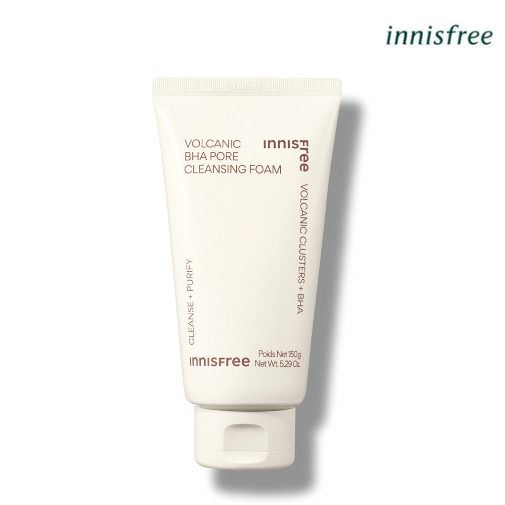 Sữa Rửa Mặt Tro Núi Lửa Trị Mụn Đầu Đen, Bã Nhờn Innisfree Jeju Volcanic Pore Cleansing Foam Ex 150ml