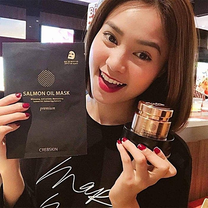 Kem Dưỡng Trắng Da, Chống Lão Hóa Chiết Xuất Dầu Cá Hồi Cre8skin Salmon Oil Cream 80g