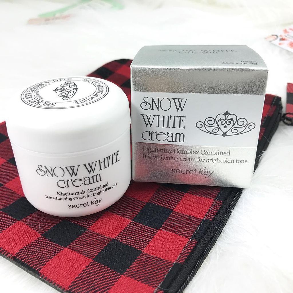 Kem Nâng Tông Dưỡng Trắng Da Secret Key Snow White Cream 50g