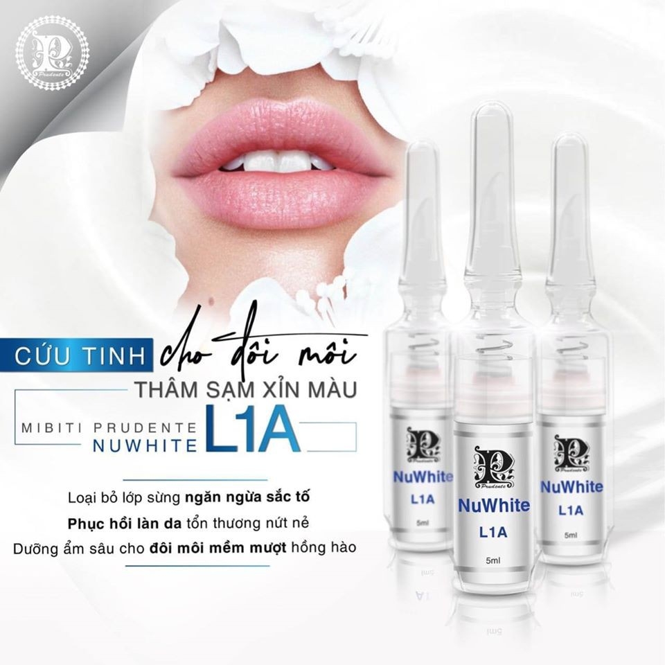 Kem trị thâm môi Nuwhite L1A Mibiti Prudente 5ml