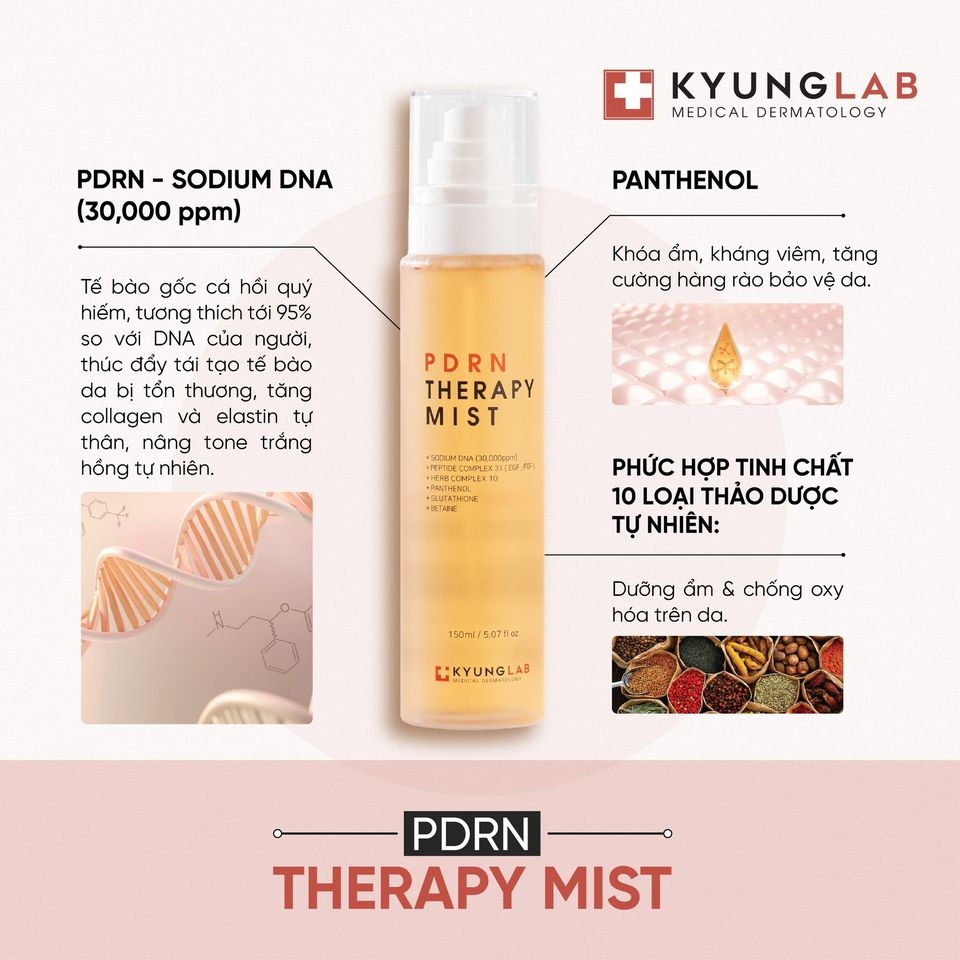 Xịt Khoáng Tế Bào Gốc KyungLab PDRN Therapy Mist 150ml
