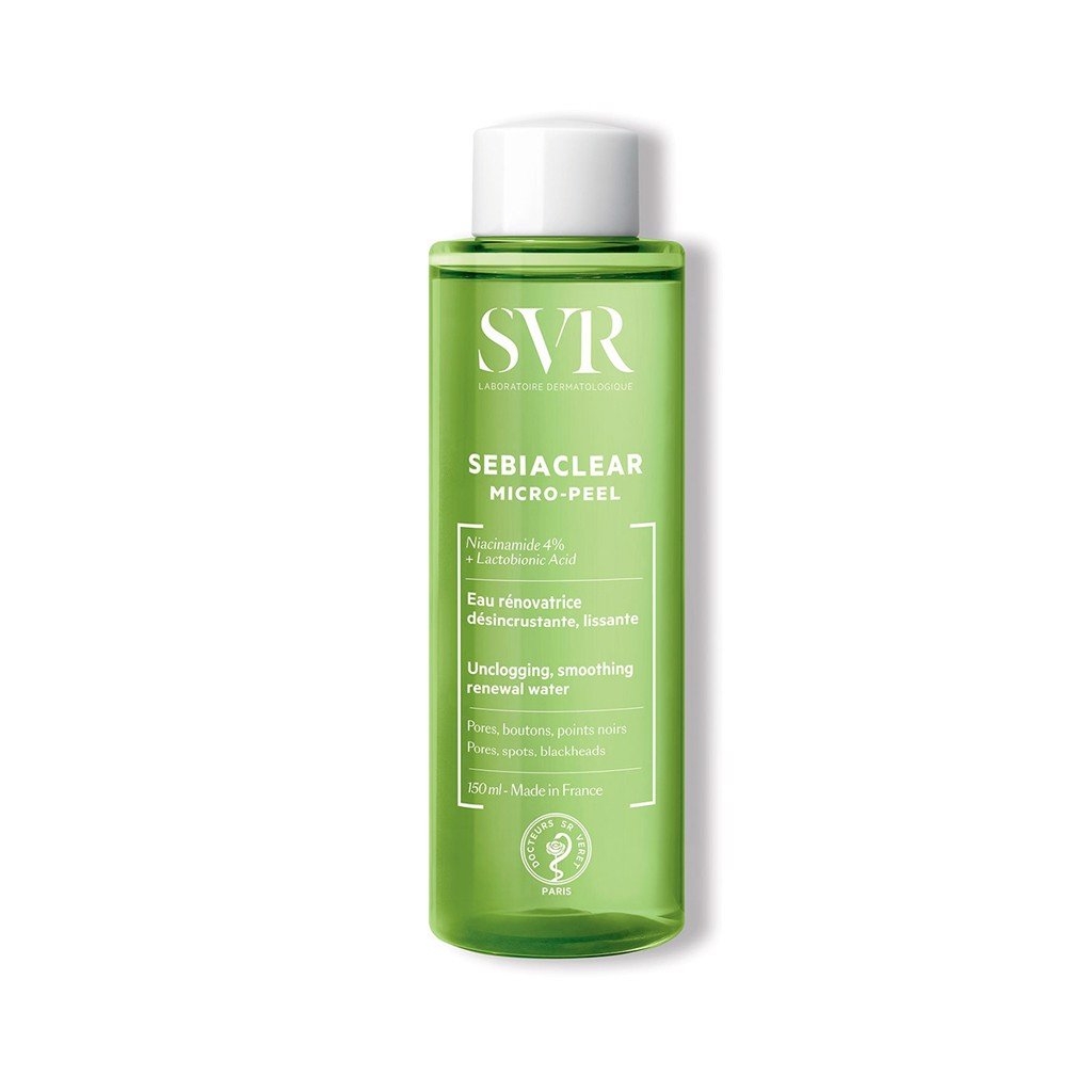 Nước Hoa Hồng Dành Cho Da Dầu Mụn SVR Sebiaclear Micro-Peel 150ml