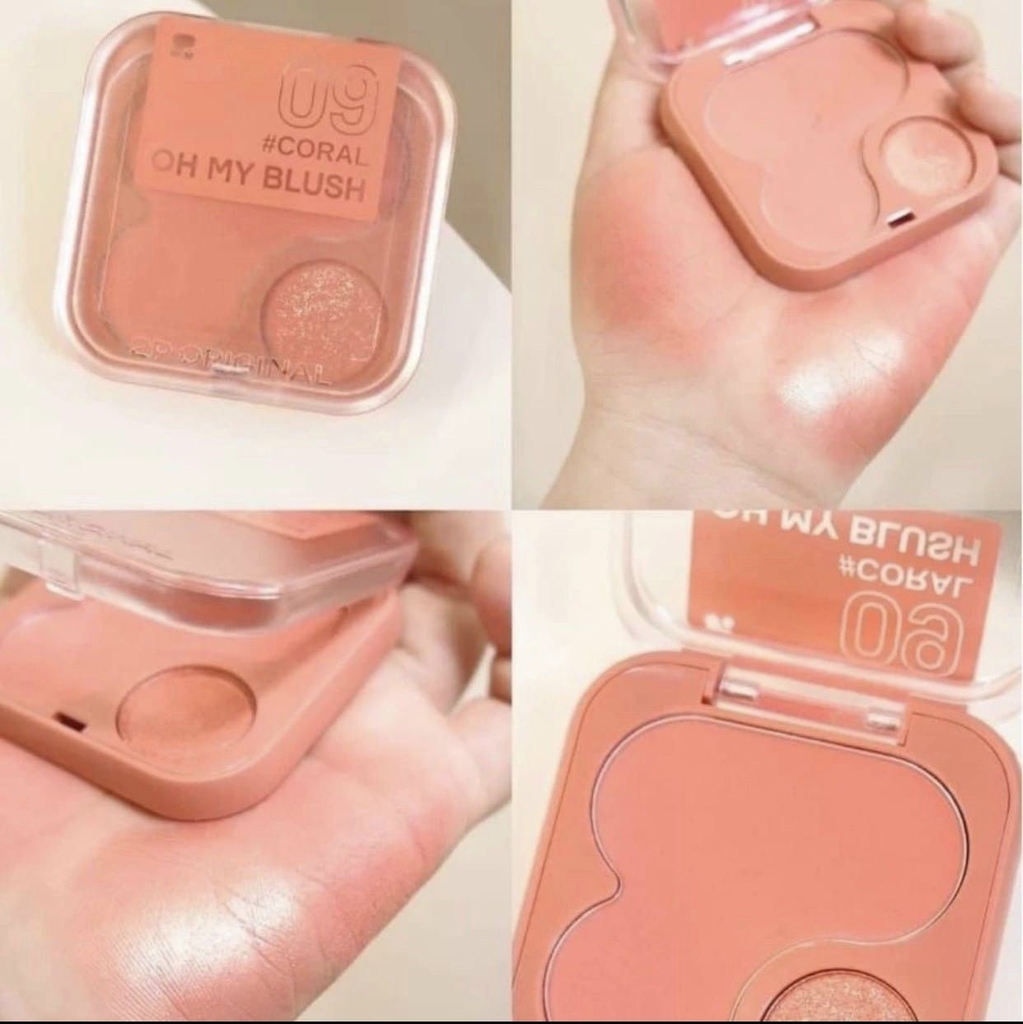 Phấn Má Hồng Kèm Highlight Oh My Blush 2in1 4.3g