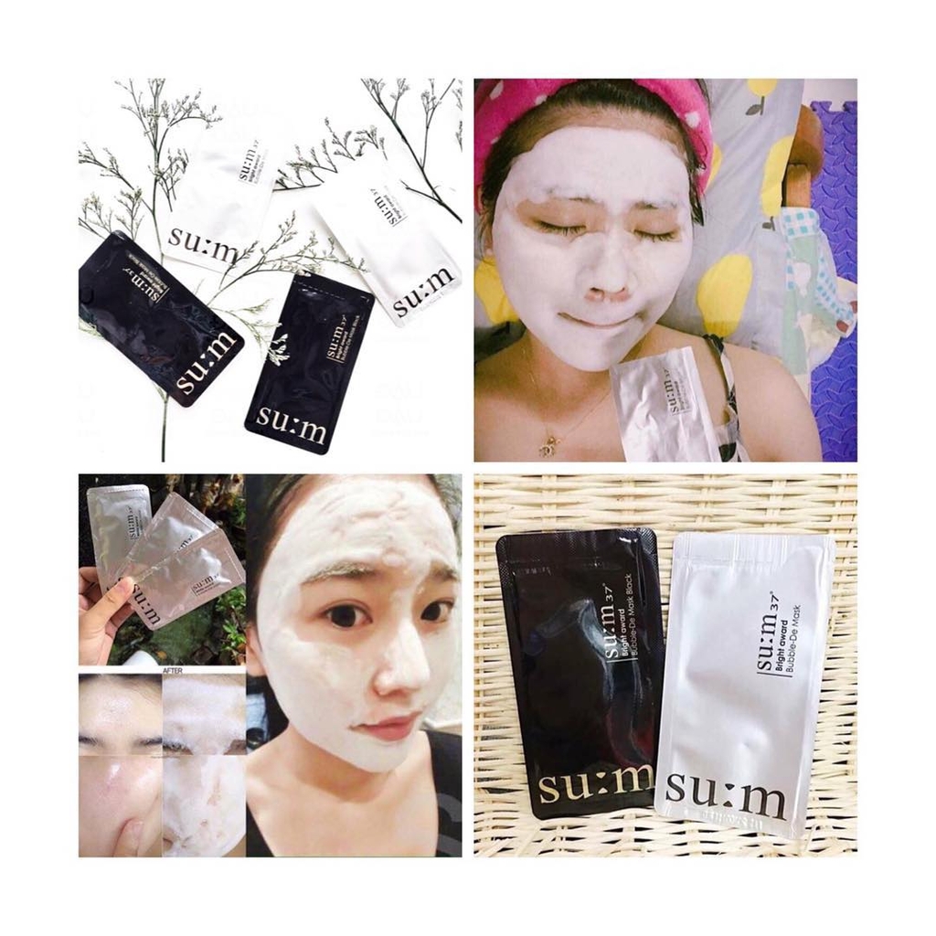 Mặt nạ thải độc Sum 37 Bright Award Bubble De Mask Hàn Quốc