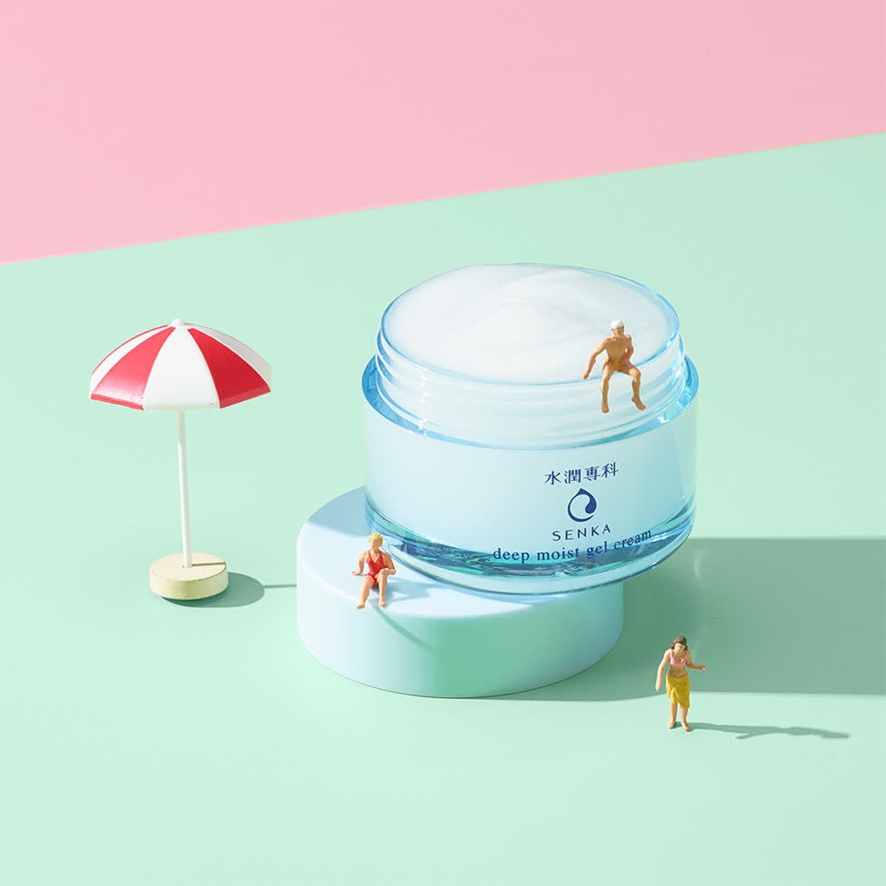 Mặt Nạ Ngủ Cấp Ẩm Chuyên Sâu Senka Deep Moist Gel Cream 50g