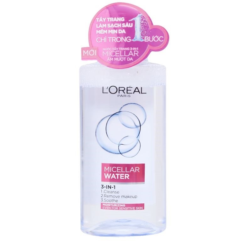 [MINI] Nước Tẩy Trang Sạch Sâu L'Oreal Paris Micellar Water 3-in-1 95ml
