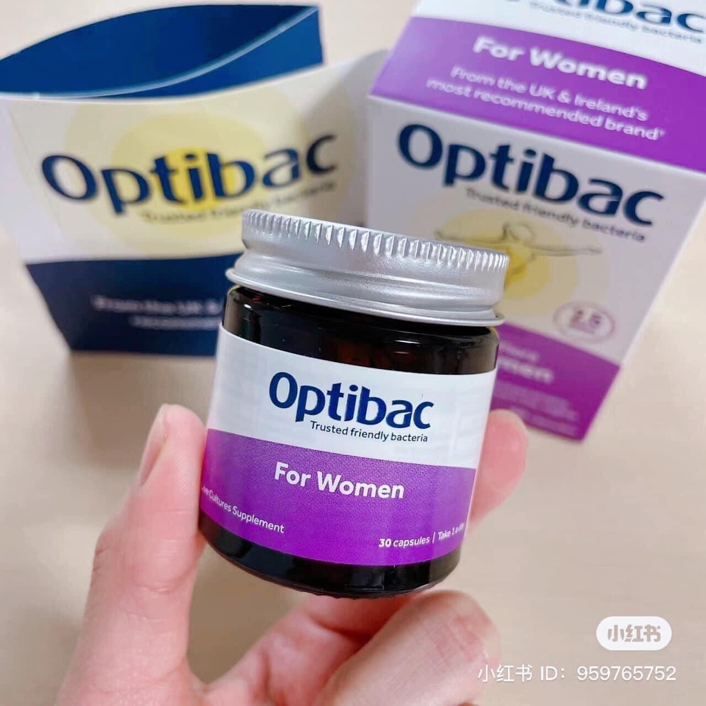Viên Uống Men Vi Sinh Bổ Sung Lợi Khuẩn Cho Phụ Nữ Optibac Probiotic For Women 30 viên