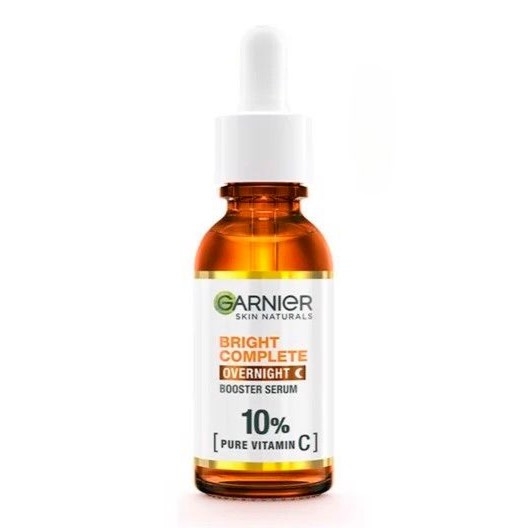 Tinh Chất Dưỡng Sáng Da, Mờ Thâm Ban Đêm Garnier Skin Naturals Bright Complete Overnight Booster Serum 30ml