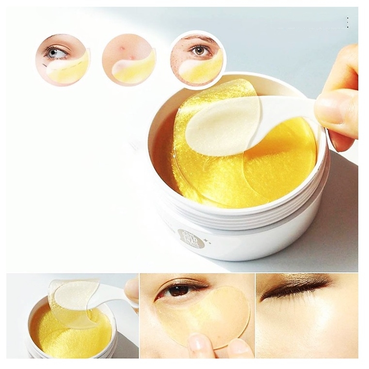 Mặt Nạ Mắt Dưỡng Sáng, Cung Cấp Dưỡng Chất 3W Clinic Luxury Gold Collagen 60 miếng