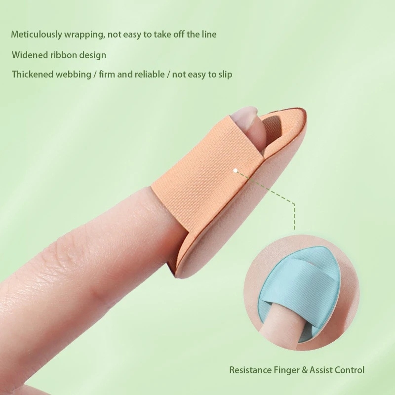 Set 2 Bông Mút ngón tay Mini Giọt Nước Mini Giúp Che Khuyết Điểm Mụn Và Quầng Thâm 