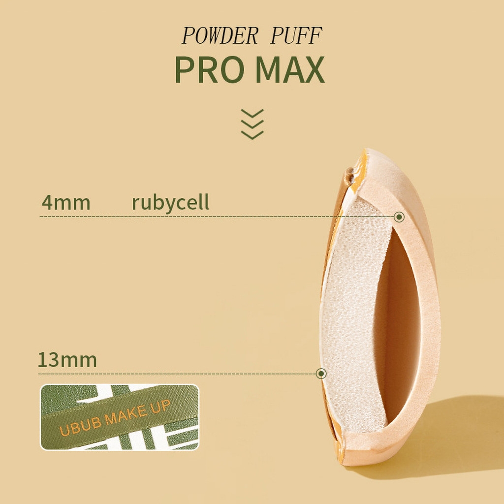 Set Bông Mút Trang Điểm UBUB Mềm Mại Dùng Ướt Và Khô (Tặng Kèm Cọ)