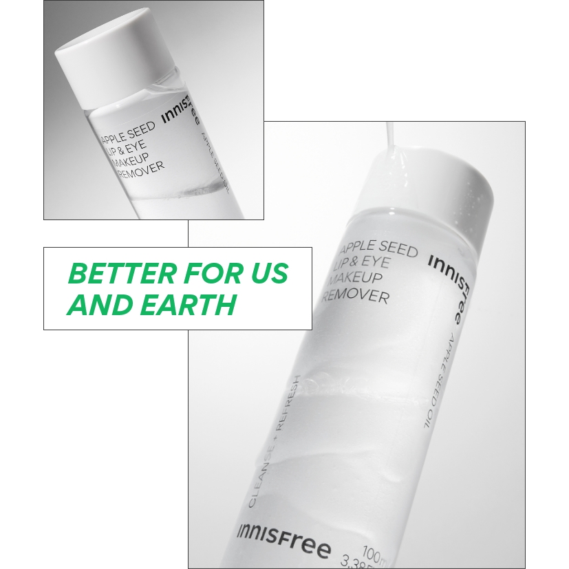 Tẩy Trang Mắt Môi Innisfree Apple Juicy Lip & Eye Remover 100ml
