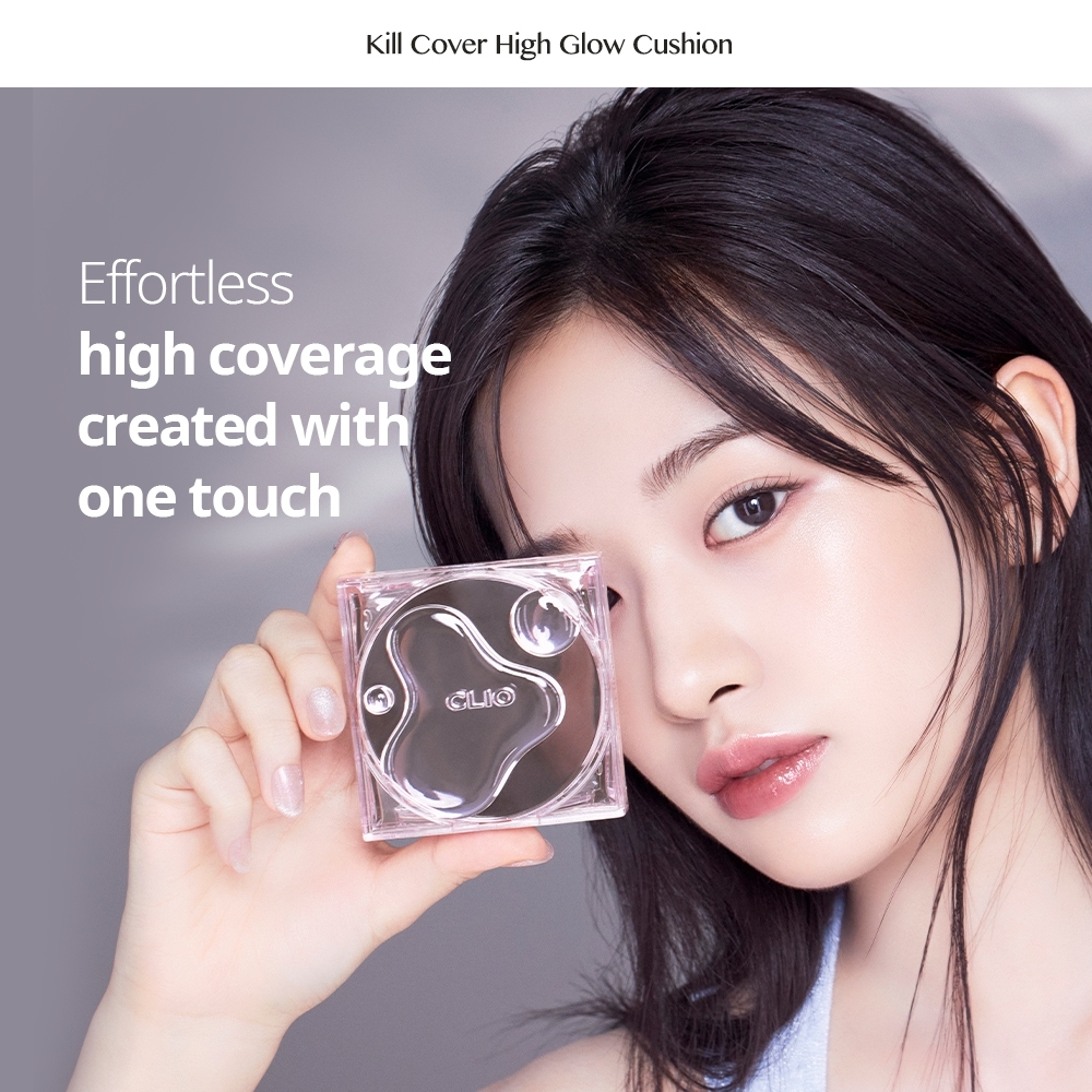 Cushion Che Phủ Toàn Bộ Lâu Trôi Cho Mọi Loại Da Cushion Clio Kill Cover High Glow 15g