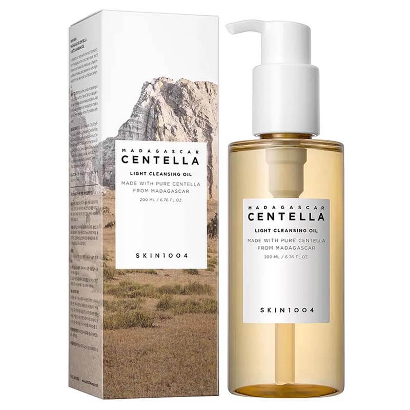 Dầu Tẩy Trang Làm Sạch Sâu, Dịu Nhẹ Chiết Xuất Rau Má Skin1004 Madagascar Centella Light Cleansing Oil 200ml