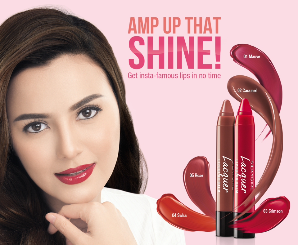 Son dưỡng có màu SilkyGirl Lacquer Lip Color Balm 3.2g