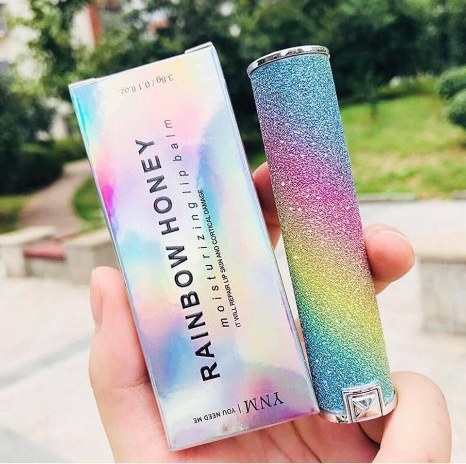 Son Dưỡng Môi Đổi Màu YNM Rainbow Honey Lip Balm 3.2g