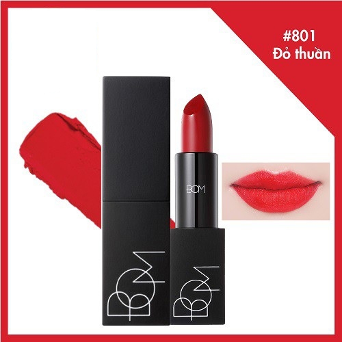 Son Thỏi Lì, Lên Màu Chuẩn B.O.M My Lipstick 3.5g