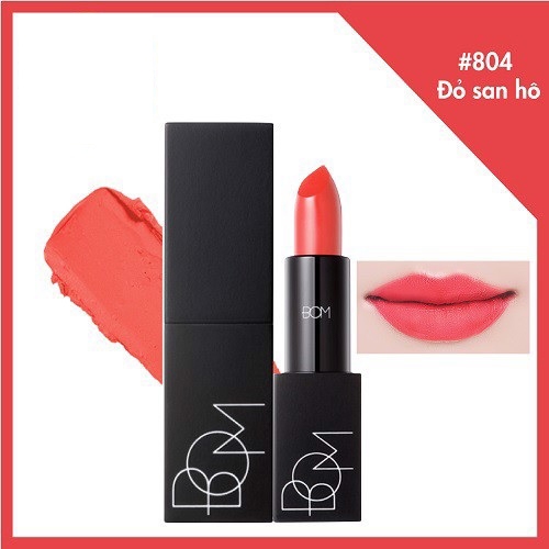 Son Thỏi Lì, Lên Màu Chuẩn B.O.M My Lipstick 3.5g