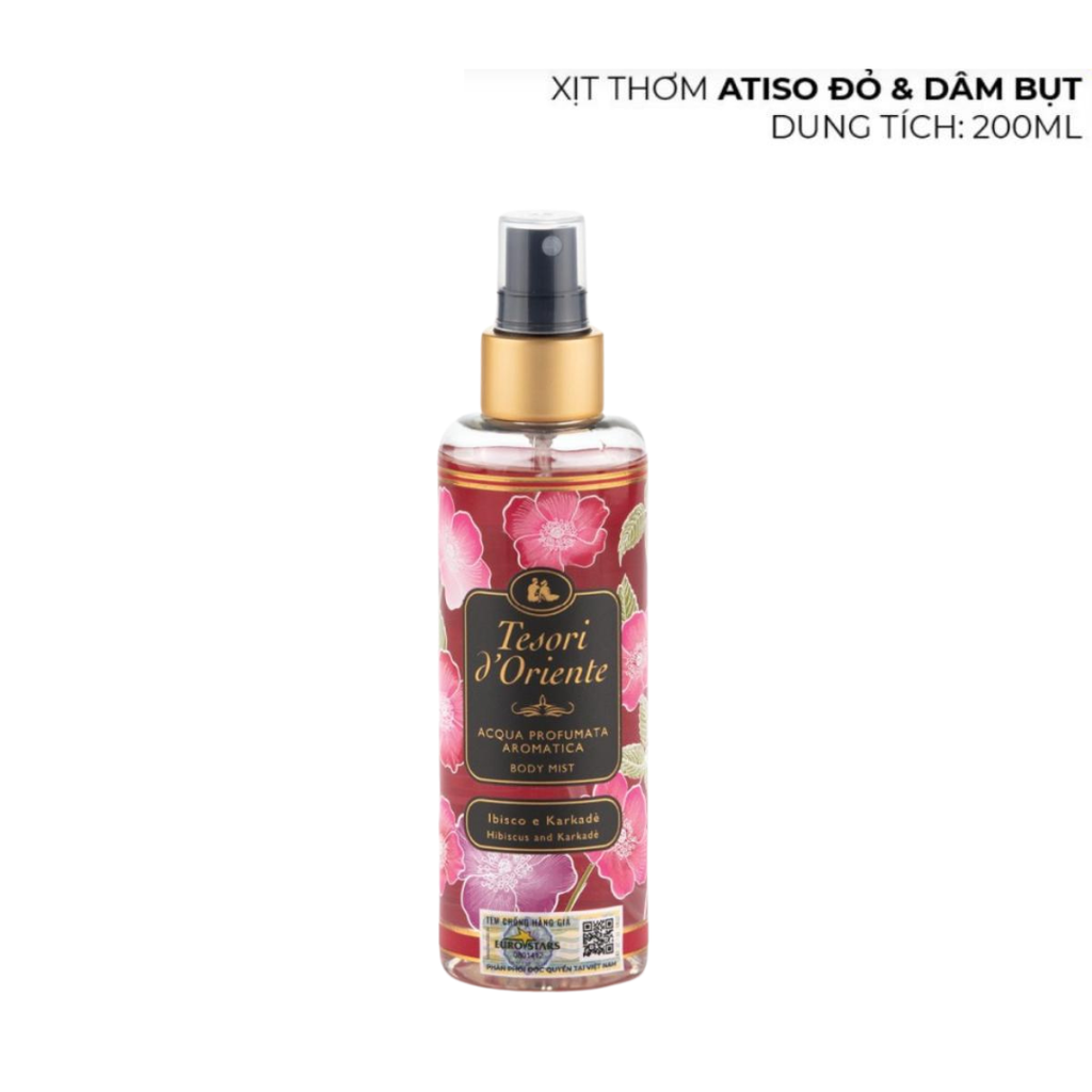 Xịt Thơm Toàn Thân Tesori d'Oriente Body Mist 200ml